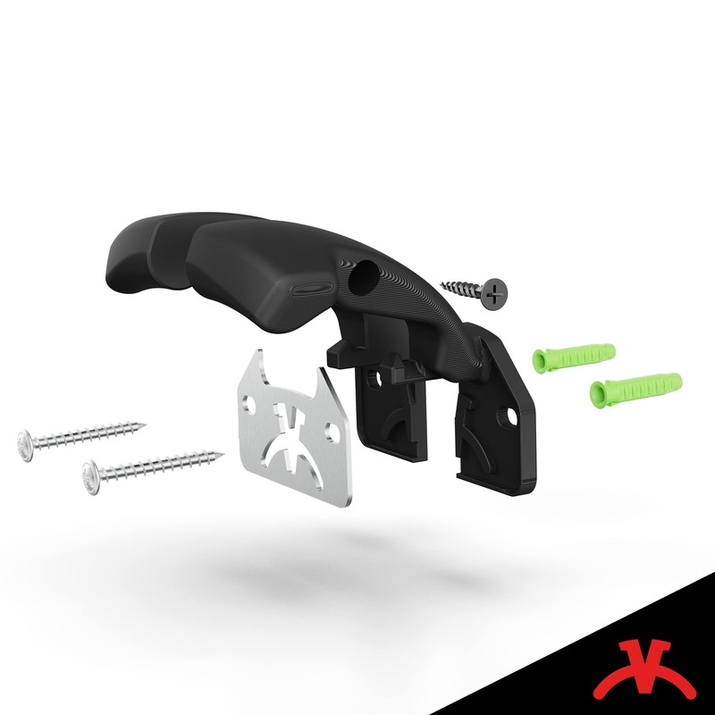 V-Cant-C Helmet Holder - The Invisible Motorcycle Coat Rack -
