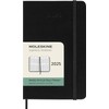 Moleskine Weekly Planner, Vertical Weekly Planner 12 Months 2025, Hard