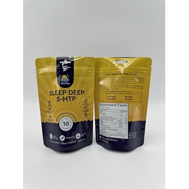 SLEEP DEEP 5-HTP Gummies,melatonin10,magnesium200,Rest Well Blend, 10 Count, Sleep