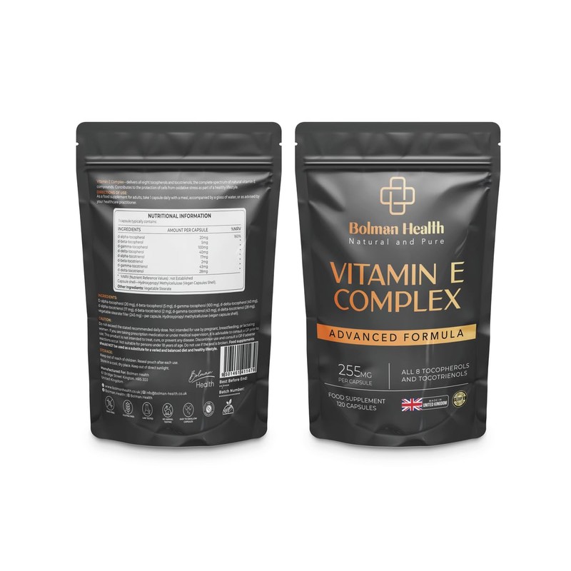 Vitamin E Complex Capsules | Full Spectrum with All 8