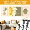 KURUI Picture Hangers, 385Pcs Picture Hanging Kit with Heavy Duty