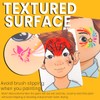 Bowitzki Face Painting Practice Board, 5 Pieces Reusable Colourful Face