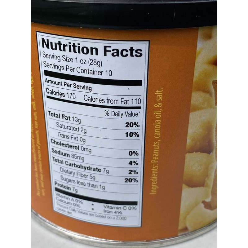 Salted 10oz cans Gillespie's Peanuts grown on our family farm!