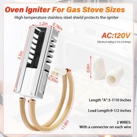 W11176454 Gas Stove Oven Igniter, Compatible Replacement Part for Whirlpool, Maytag, Amana Gas Stove Oven Burner Igniters EAP12348439 4547416 PS12348439 AP6327293 W10914411