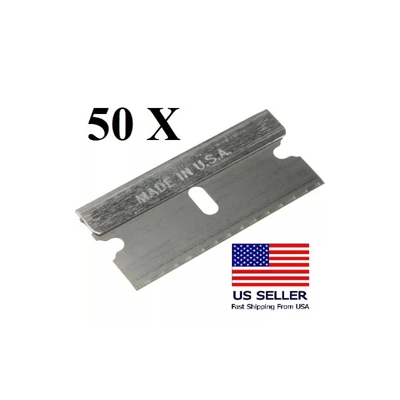 Razor 50 pc Razor Blades Single Edge Extra Sharp Super