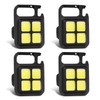 Outdoor Camping Multifunctional Keychain Light Usb Rechargeable Cob Bright Flashlight