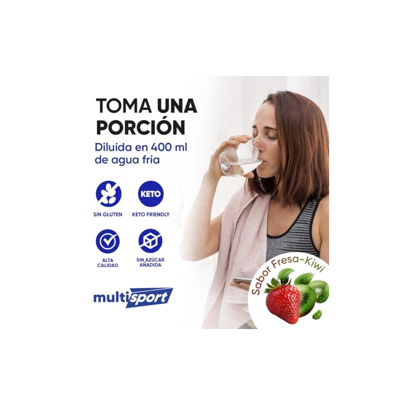 Creatina Monohidratada con Pre Entreno L Carnitina Electrolitos BCAAs Formula