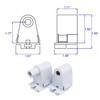 SJZBIN 2 Sets T8 Tombstone Base Holder Socket Connector Non-Shunted