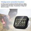 3D Pedometer with Belt Clip and Large Screen Display Walking