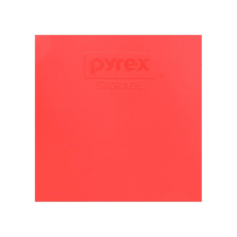Pyrex 7200-PC 2-Cup Red Food Storage Replacement Lid (2-Pack) -