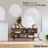 Better Bevel Frameless Oval Mirror, 24" x 36" Bathroom Wall