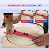 3 in 1 Router Tool Milling Groove Bracket, Router Jig,