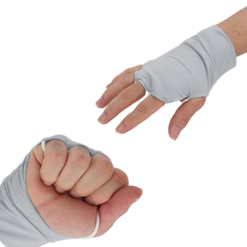 Summer Half Finger Gloves Breatheable Ice Silk Sunsceen Outdoor Gloves
