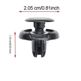 Tuqiang 10 Stück Rivets en plastique pour voitures Clip de rivet Fixation de doublure d'aile Rivet de fixation de carrosserie Fixation universelle Autoverriegelung (Stil 75)