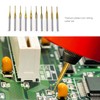 SING F LTD 10Pcs Milling Cutter Bit Kit 0.6-1.5mm Cutting