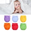 6PCS Baby Cloth Diapers Adjustable Washable Reusable Soft Breathable Infant