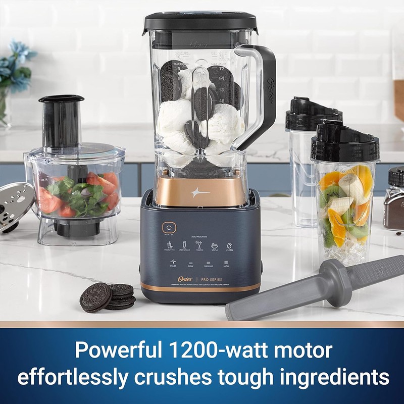 Oster Pro Series Kitchen System with XL 9-Cup Tritan Jar,