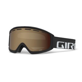 Giro Index OTG Adult Snow Goggles - Black Wordmark Strap with Amber Rose Lens (2021)