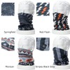 John Doe Mexican Multifunctional Scarf (Black/Grey), Black / Grey