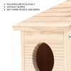 Innovative Wooden Birdhouse Natural and Safe DIY Outdoor Wooden Birdhouse