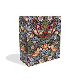 V&A - Strawberry Thief Design - Medium Gift Bag with Gift Tag