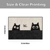 NYZE Entryway Rug, Non-Slip Indoor Door Mat, Low Pile for