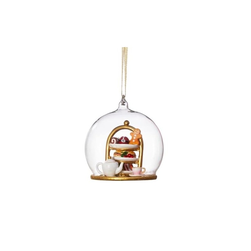 Sass & Belle Christmas Tea Dome Bauble