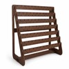 Wooden Earring Display Stand, Large Capacity Multi-Tier Jewelry Organizer Rack
