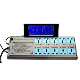 Aquarium Outlet Surge Protector Power Strip Timer -Temperature Control - Remote