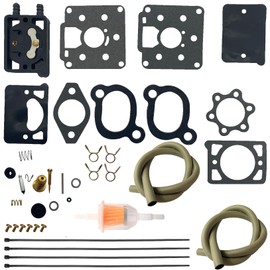 Trucktok 142-0570 Carburetor Repair Rebuild Kit Replacement for ONAN DD11 DD13 DD15 BF BG B43M B48M Engine Model (With Fuel Pump)