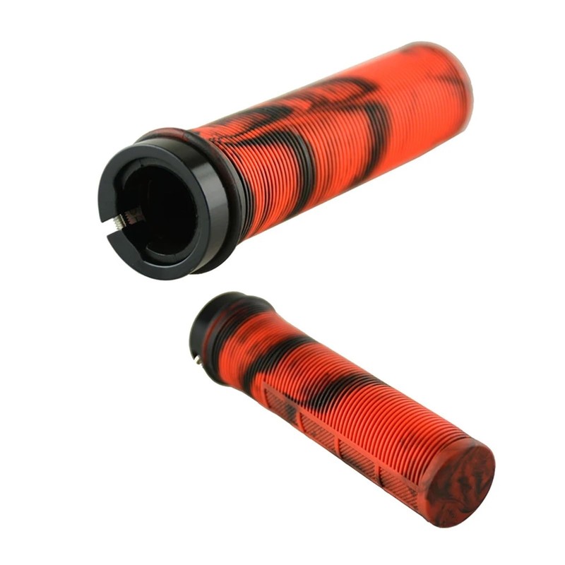PJQUEKAIPJ Bicycle Handle Grips TPR Aluminum Alloy Lock On Non-Slip