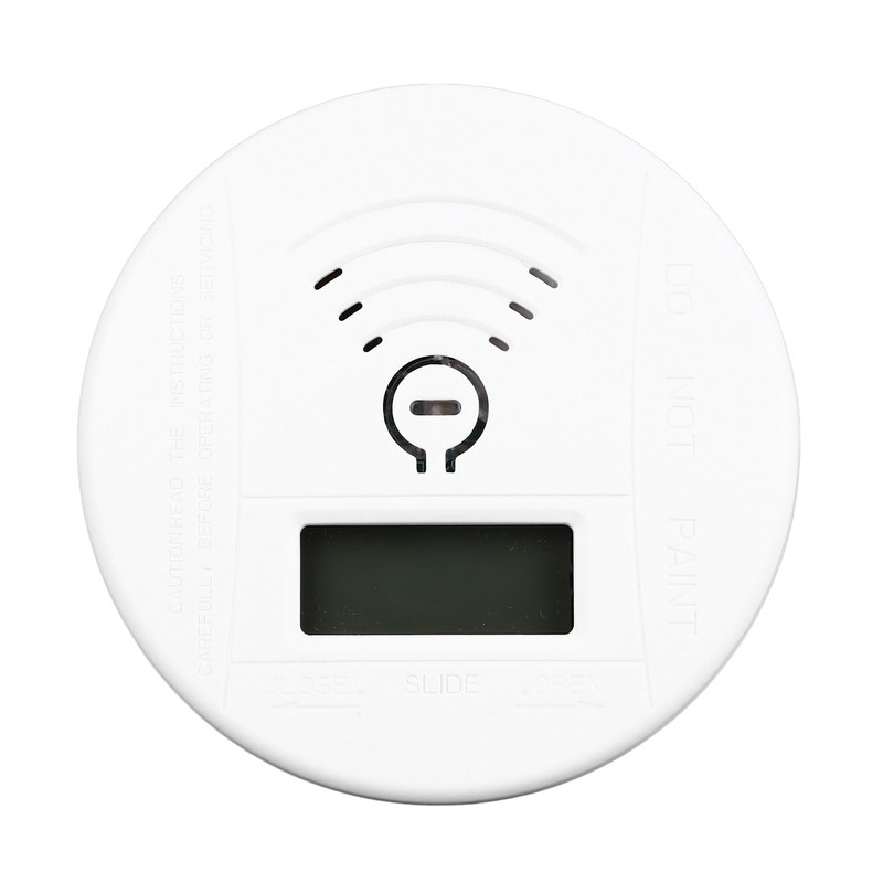 CO Detector Battery Operated Audible and Visual Mini CO Alarm