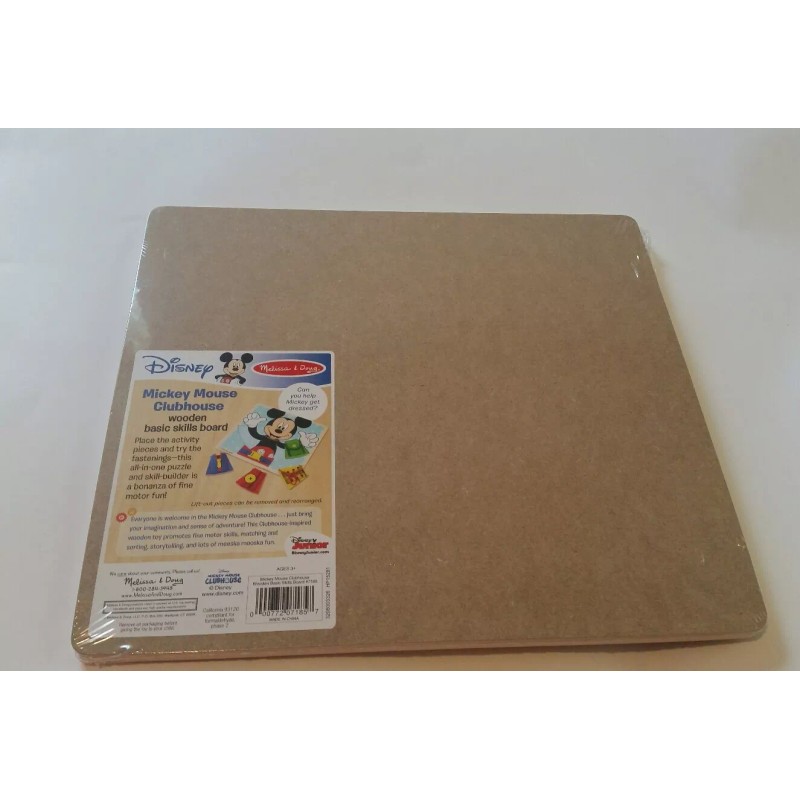 Melissa and Doug Mickey Mouse wooden basic skills board