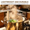 6 Pcs Stainless Steel Pasta Strainer Basket,5.5x5.5x13.7 inches Noodle Strainer