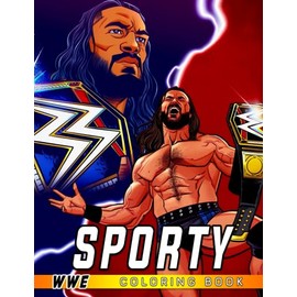 Sporty Coloring Book: 50 Characters Illustration Pages | Leave All Stress Behind and Get More Inspiration with This Book!