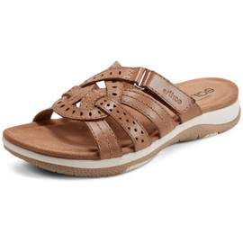 Earth Women's Sassoni Slide Sandal, Cognac, 8.5 M US