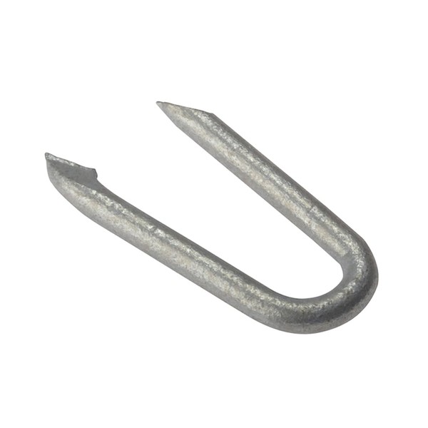 ForgeFix Netting Staples | 15mm | Galvanised | Bag 500gm