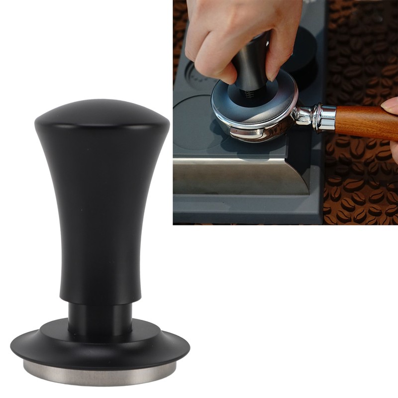 51mm Coffee Tamper Stainless Steel Spring Design Coffee Powder Hammer