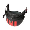 Motorcycle Scooter Open Face Half Leather Helmet with Visor UV