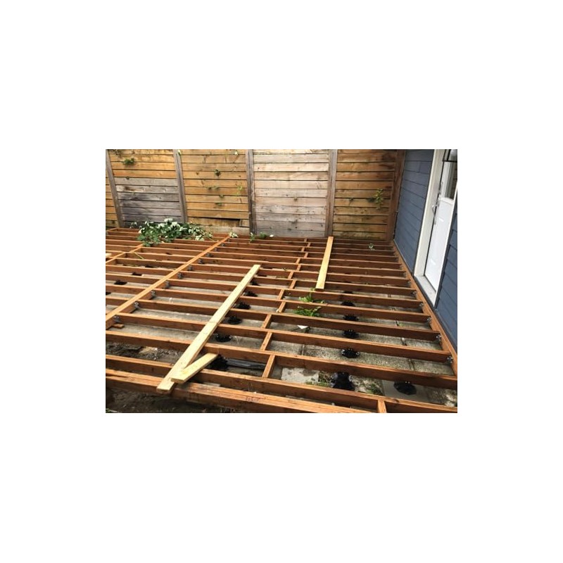 12Pack Adjustable Deck Support Pedestal - Base Support for Floating