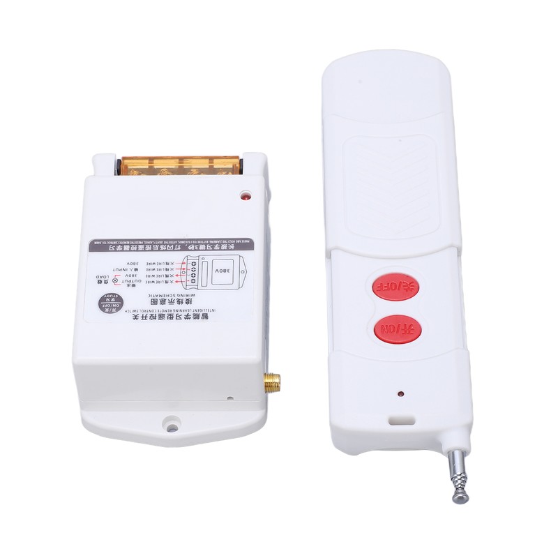 Remote Control Relay Switch Wireless RF Controller AC 380V for