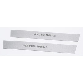 Set of 2 HSS Blades for Lathe Parting Cut Off Blade (1/16" x 11/16" x 5")