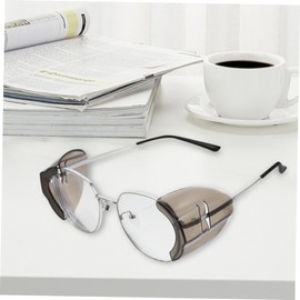 Tofficu 4 Pairs Glasses Side Shield Tpu Heavy Duty Protectors for Eyewear Durable and Wear Resistant Side Protectors for Eye Protection for Daily Use and Sports