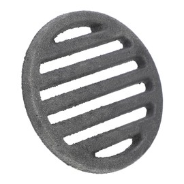 LABRIMP Fire Pit Bottom Grate Round Fireplace Grate for Indoor Outdoor Use High Temperature Resistant Optimal Heat Distribution Enhanced Airflow Ash Prevention