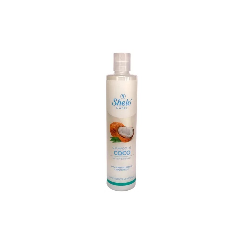 Shampoo De Coco Shelo Nabel® 530ml. 2 Piezas