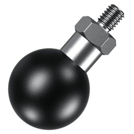 BRCOVAN 1'' Ball Adapter with M6 x 1.0 Threaded Post Compatible with RAM Mounts B Size 1 Inch Ball Double Socket Arm