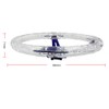 YEHICY 14" Transparent Acrylic Racing Steering Wheel 6 Bolt Neo