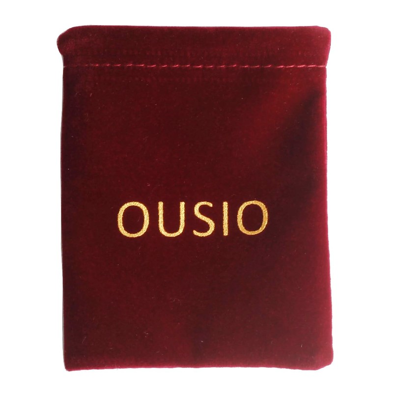 OUSIO Edelstahl 18K Gold Plattiert Siberian Husky Schlüsselanhänger Niedlichen Hund