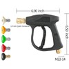 Sooprinse High Pressure Washer Gun,3000 PSI Max with 5 color