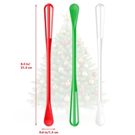 OYV Christmas Colors Mini Whisk Set, 8.5 in Mini Whisks for Cooking, 3 Pieces Small Wisk For Whisking, Beating, Blending Ingredients, Mixing Sauces, BPA Free Tiny Whisk